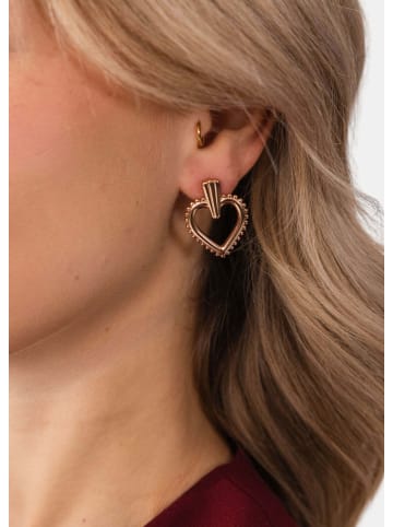 PURELEI Ohrringe Darling Heart in Rosegold