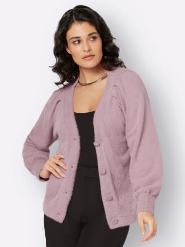 creation L Strickjacke in mauve