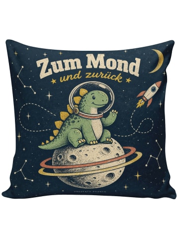 Mr. & Mrs. Panda Kuschelkissen Astronauten-Dinosaurier mutig Des... in Weiß