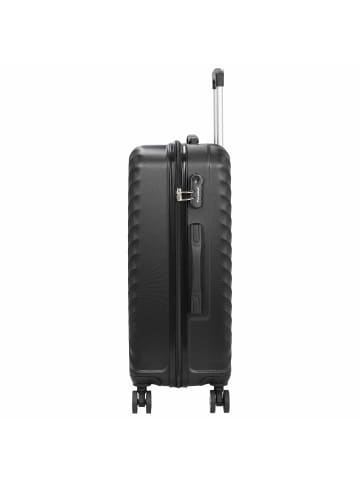 Paradise by CHECK.IN Kingston - 4-Rollen-Trolley 67 cm (lila) in schwarz