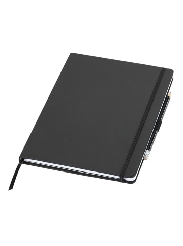 elasto Notizbuch "Agenda" A4 in schwarz