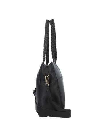 Cowboysbag Oily Cow Bushton Schultertasche Leder 40 cm black