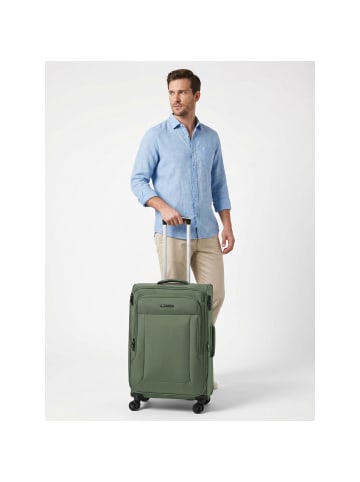 Franky Melbourne 3.0 4-Rollen Trolley 69 cm mit Dehnfalte olive