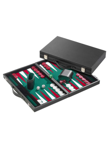 Philos 1732 - Backgammon gruen, medium - Ab 6 Jahren