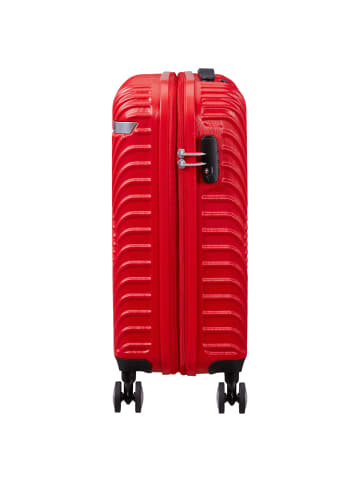 American Tourister Mickey Clouds - 4-Rollen-Kabinentrolley 55 cm erw. in Mickey Classic Red