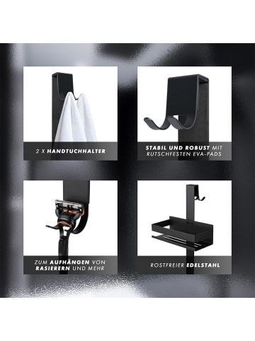 Benkstein Dusch-Organizer schwarz  Schwarz