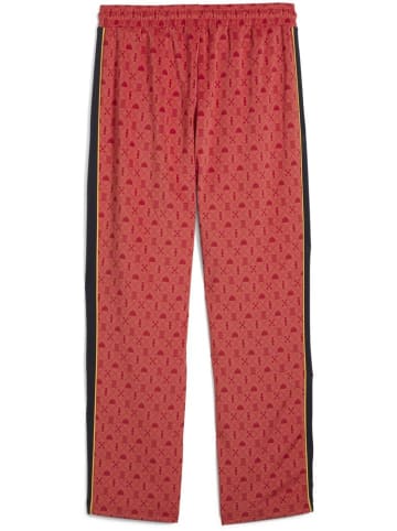 Puma Sporthose "ROAD TO UNITY AOP Relaxed Track Pants DK op" in Rot