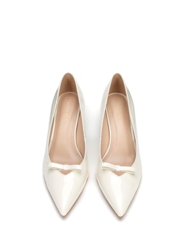 Wittchen Damenschuhe Pumps Aus Lackleder Mit Spitzer Kappe in Beige