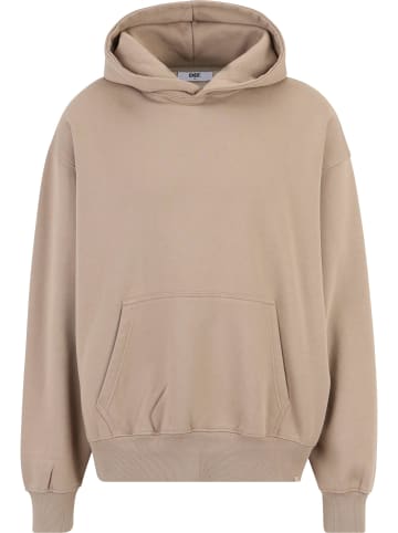 DEF Kapuzenpullover in brown washed01