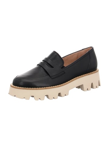 Paul Green Mokassin Slipper in Schwarz