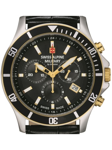 Swiss Alpine Military by Grovana Analoguhr für Herren in Schwarz