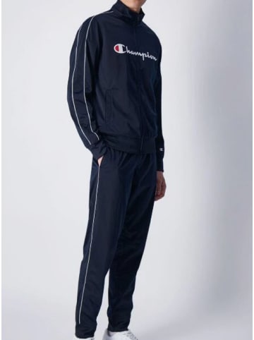 Champion Sweatshirt Full Zip Suit KK001 in Blau