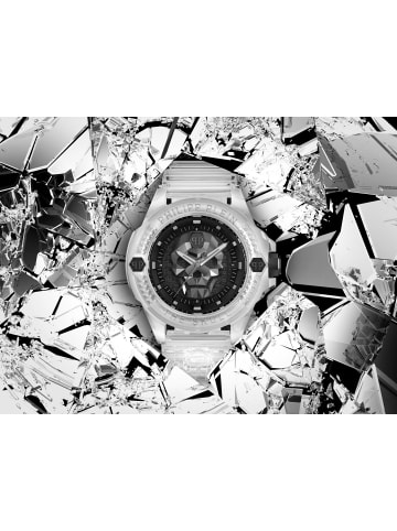 Philipp Plein Analoguhr für Herren in Transparent