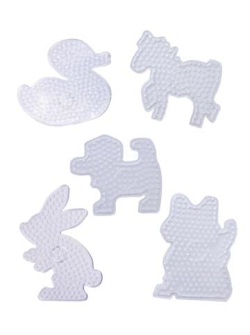Playbox Stiftplatte 5 Tiere transparent für XL-Bügelperlen - ab 3 Jahren