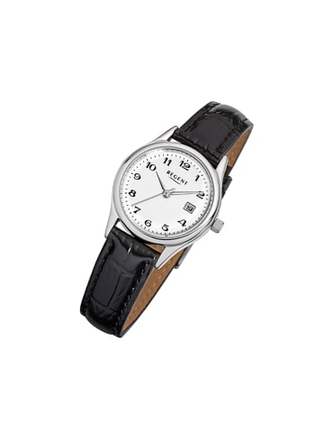 Regent Analog-Armbanduhr Regent Lederarmband schwarz klein (ca. 28mm)