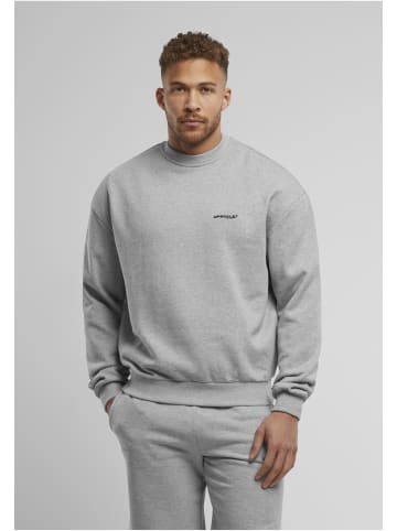 Mister Tee Mister Tee Upscale Core EMB Oversize Crewneck in heathergrey
