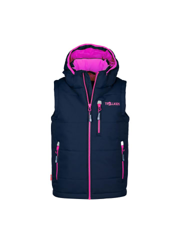 Trollkids Funktionsweste Narvik XT in navy/pink