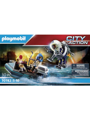 Playmobil Spielfigur Set City Action Polizei-Jetpack Festnahme des Kunsträubers, 5-10 J.