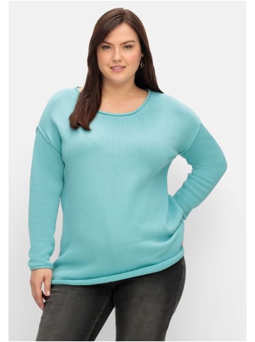 sheego Pullover in aqua