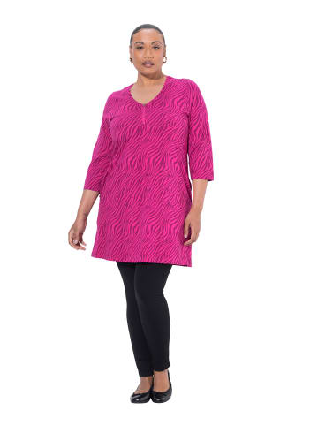 Ulla Popken Longshirt in magnolienrot