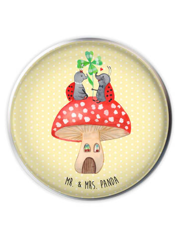 Mr. & Mrs. Panda Ablaufstopfen Marienkäfer Fliegenpilz ohne Spruch in Gelb Pastell