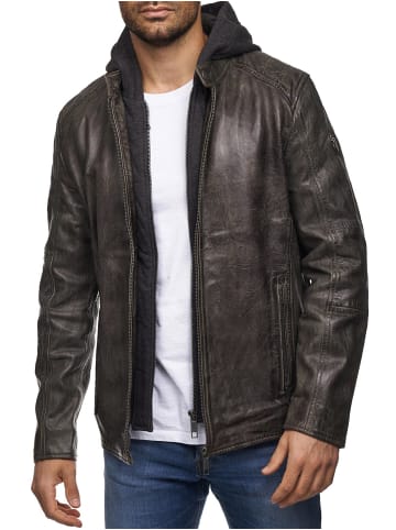 Tazzio Lederjacke "19710" - in Khaki