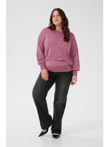 KAFFE curve Strickjacke KCfarsia Regular fit in Tulipwood