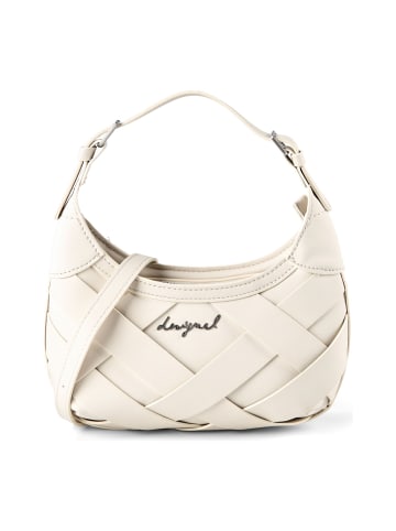 Desigual Cromo Schultertasche 34 cm beige