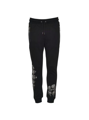 Roberto Geissini Little Silver Skull Jogginghose Schwarz
