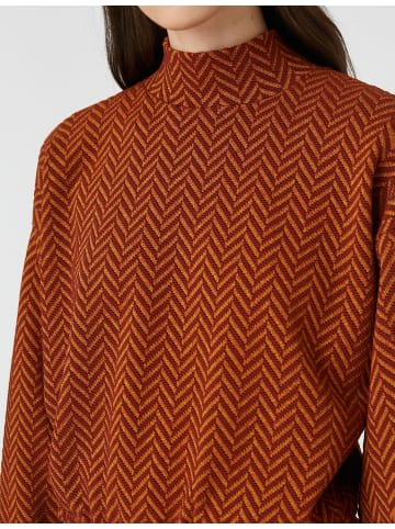 KOTON Sweater in Bordo Gemustert