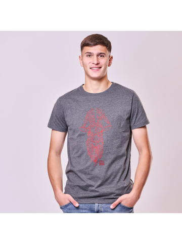 Fußballverein 1. FC Köln T-Shirt "T-Shirt Henleinstraße" in Grau