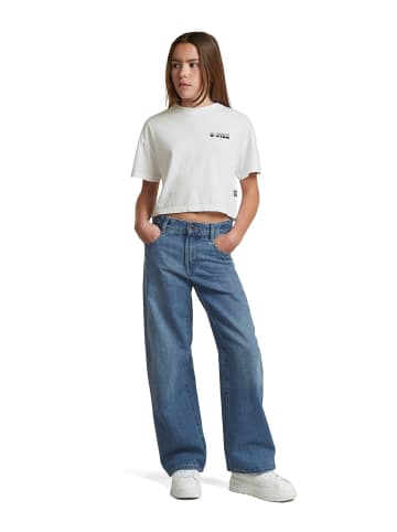 G-Star Raw Girls Cropped Relaxed T-Shirt white