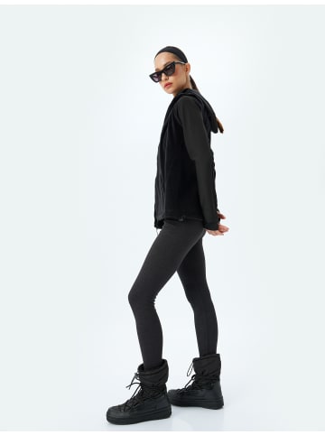 KOTON Legging in Dunkelgraue Melange