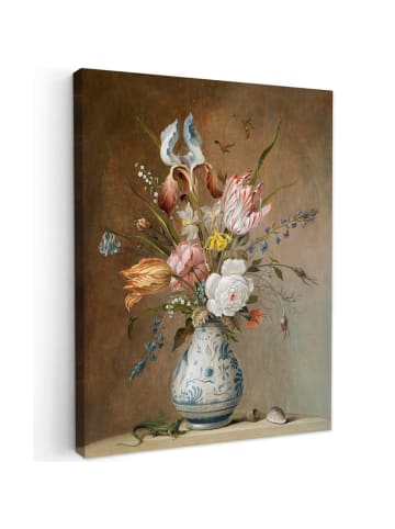 MuchoWow Leinwand bilder Blumenvase (BxH)