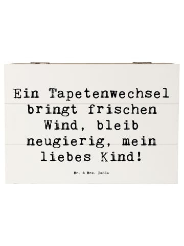 Mr. & Mrs. Panda Aufbewahrungsbox Spruch Umzug neue Stadt mit Sp... in Weiß