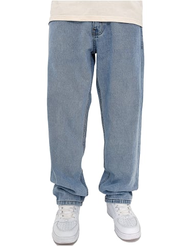 DADA Baggy Jeans Loose Fit mit gestickter Gesäßtasche in Hellblau