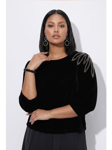 Ulla Popken Shirt in schwarz