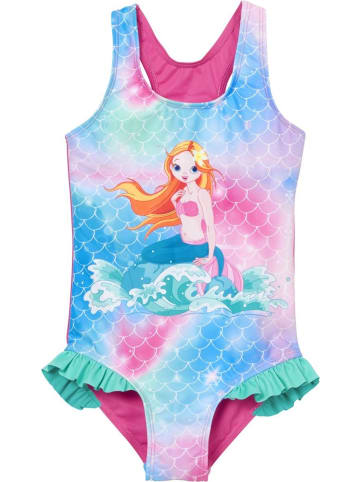 Playshoes Badeanzug "UV-Schutz Badeanzug Meerjungfrau" in Pink