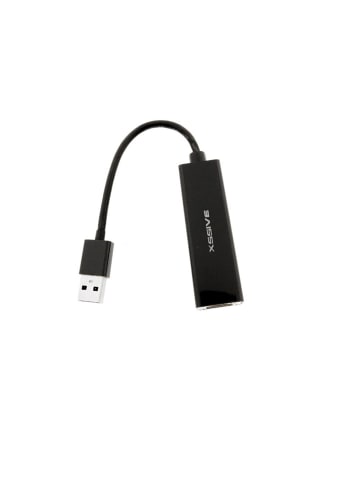COFI 1453 USB 3.0 zu Ethernet Adapter 1000 Mbit/s Ethernet-Netzwerk in Schwarz