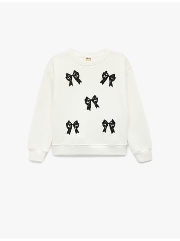 KOTON SWEATSHIRTS in Ekru