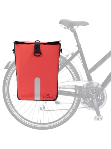 #DoYourSports Wasserdichte Fahrradtasche Roll-Top 21 L rot  rot