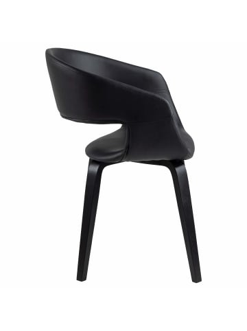 ebuy24 Esszimmerstuhl Nova Schwarz 2er Set
