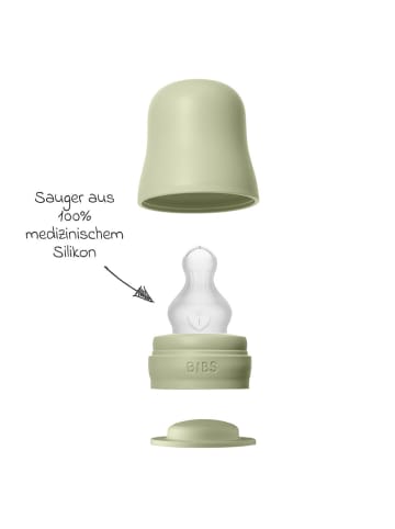 BIBS PP-Flasche 2er Pack Baby Bottle Round in green