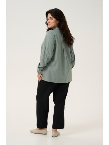 KAFFE curve Langarm - Hemd KCadi in Balsam Green