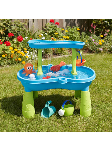 relaxdays Wasserspieltisch "2 Etagen" in Bunt