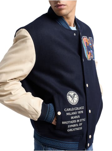 Carlo Colucci Collegejacke DeMarch in Blau