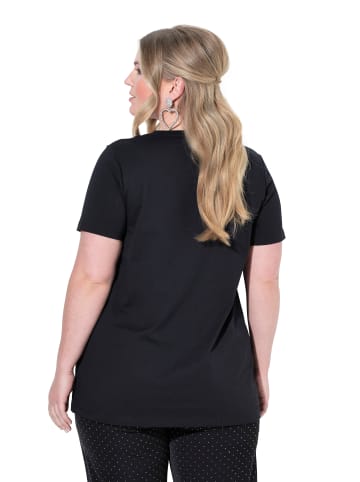 MIAMODA Shirt in schwarz