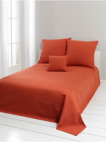 Heine Tagesdecke in terracotta