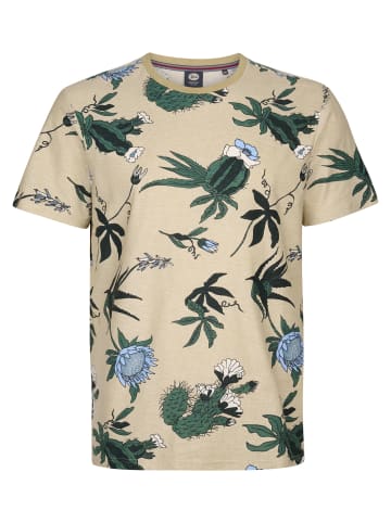 Petrol Industries Plus Size T-Shirt mit Allover-Print ArenaGris in Orange