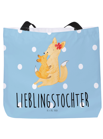 Mr. & Mrs. Panda Shopper Fuchs Mama mit Spruch in Blau Pastell